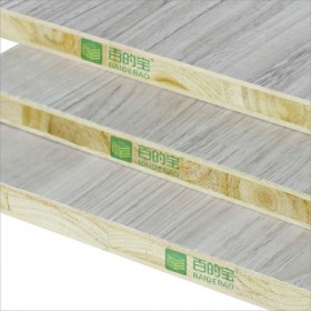 中国十大板材品牌百的宝杉木芯18mm生态板衣柜板材美国橡木