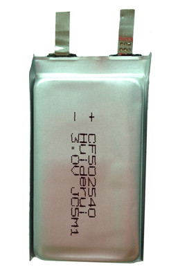 惠德瑞锂锰电池CF502530超薄锂电池CP502530-- 惠州市惠德瑞锂电科技股份有限公司