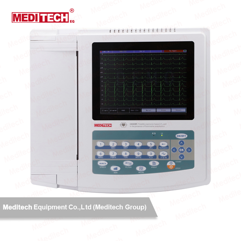 麦迪特EKG1212T十二通道彩色屏便携式心电图机-- 青岛麦迪特伟业医疗技术有限公司