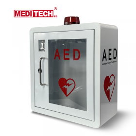 麦迪特心肺复苏急救除颤仪AED配套壁挂式存储柜报警柜